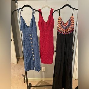 Lot of 3 Lulus Dresses